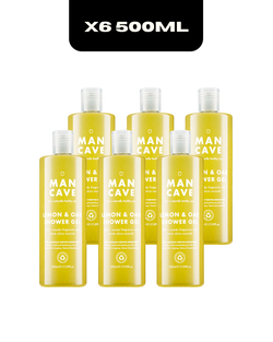 6 Pack - Lemon & Oak Shower Gel 500ml