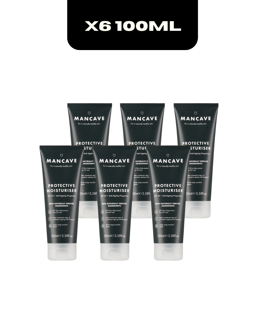 6 Pack - SPF 20 Protective Moisturiser 100ml