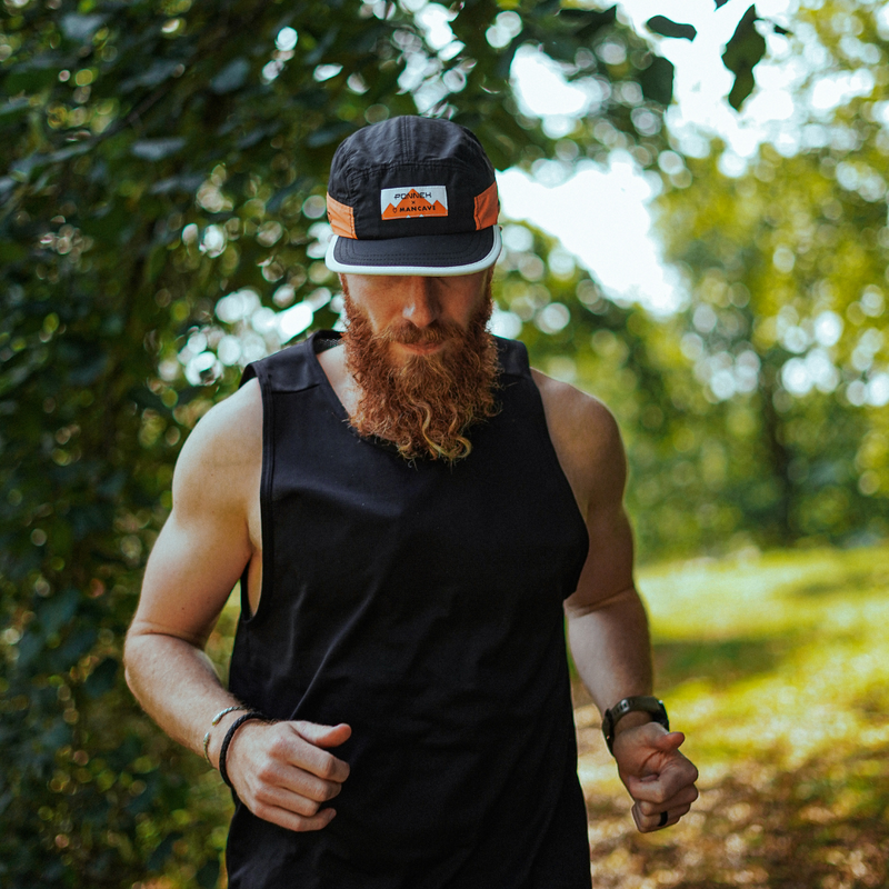 Green running hat sales