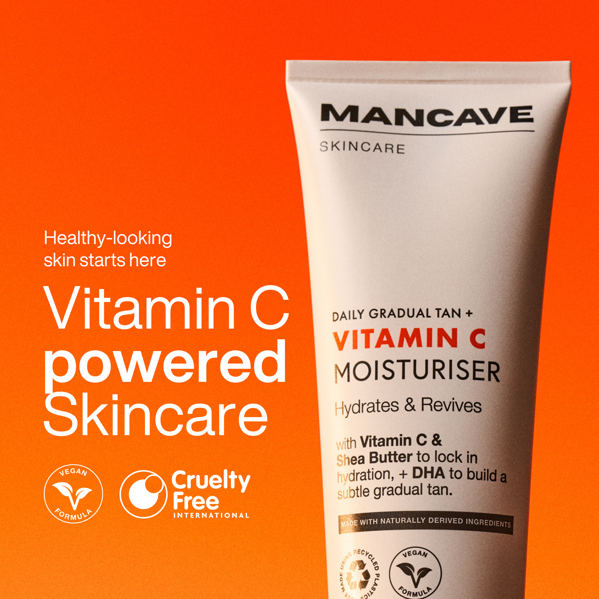 Feuchtigkeitscreme mit Vitamin C für eine schrittweise Bräunung