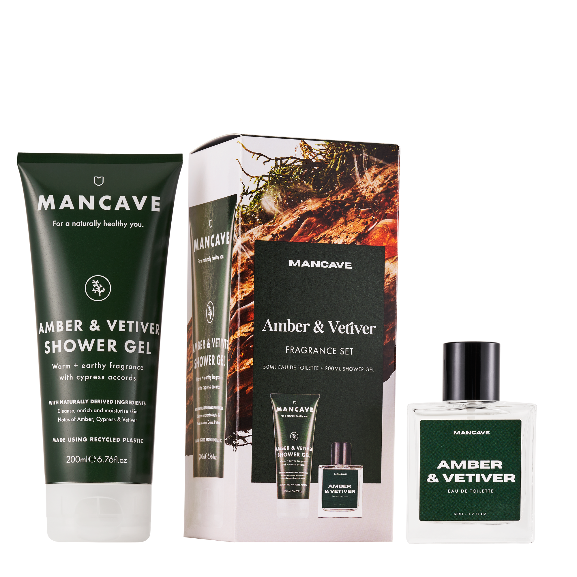 Amber & Vetiver Fragrance Duo