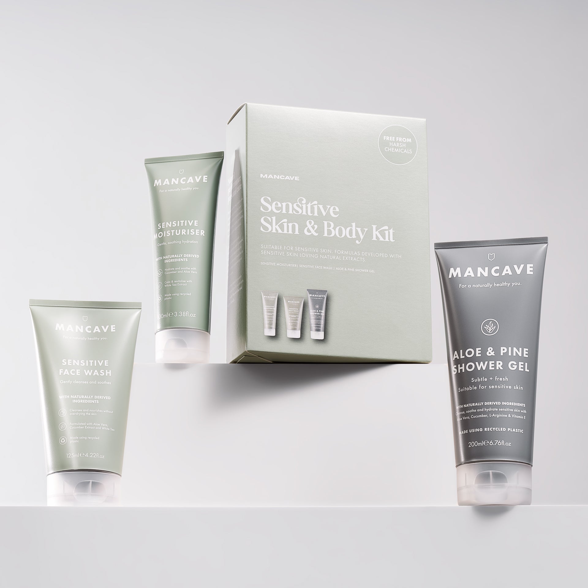 Kit für empfindliche Haut und Körper