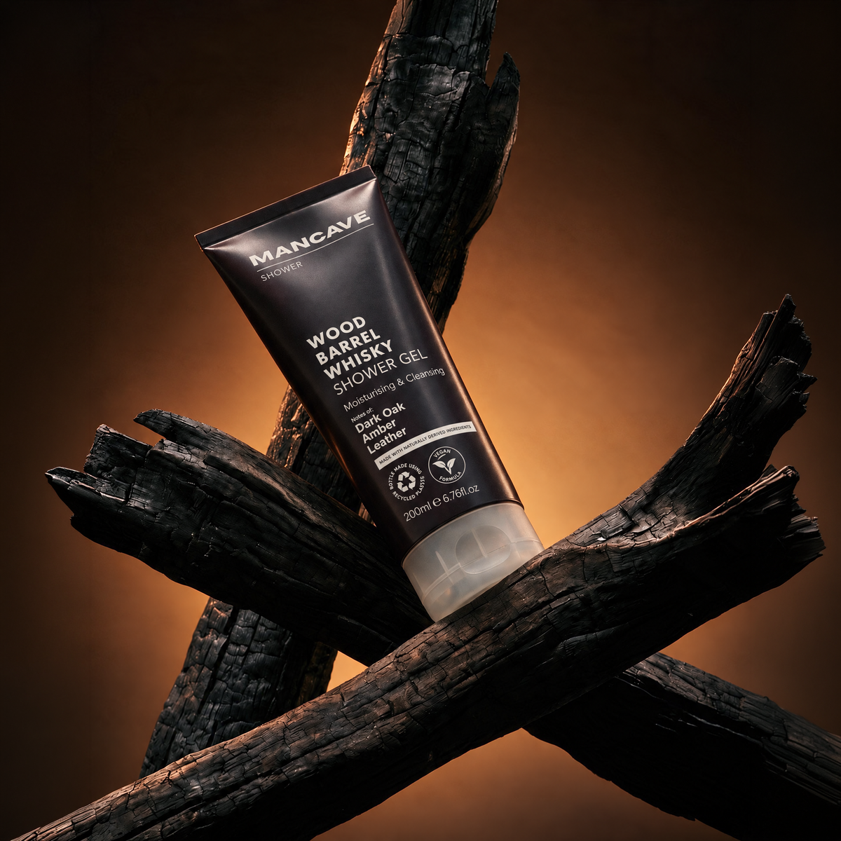 Wood Barrel Whisky Shower Gel 200ml